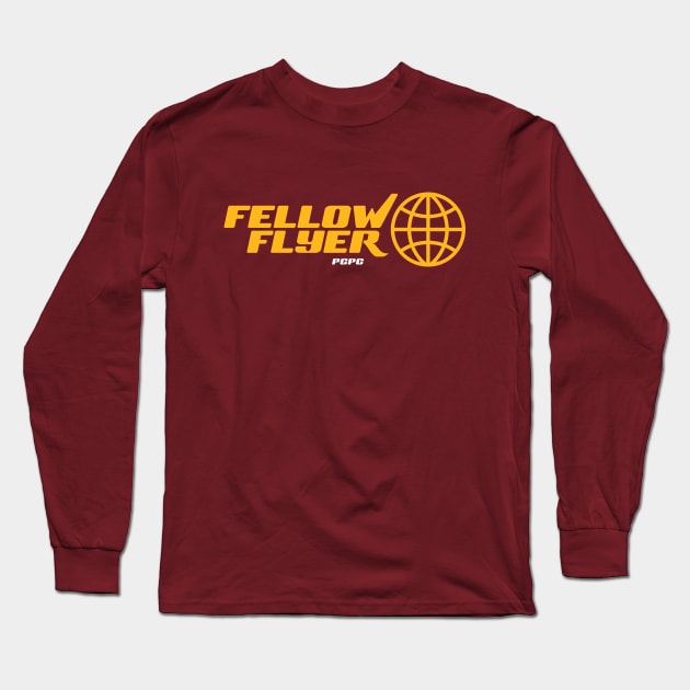 Fellow Flyer Long Sleeve T-Shirt by Plane Crash Podcast